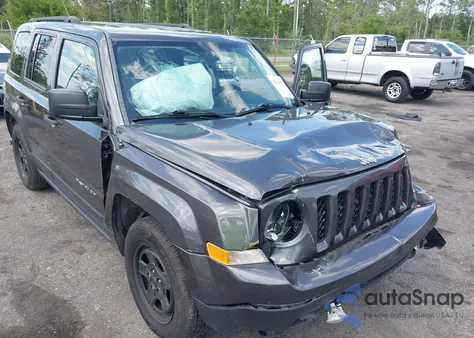 2016 Jeep Patriot Sport from USA, damaged, VIN 1C4NJPBA8GD642826